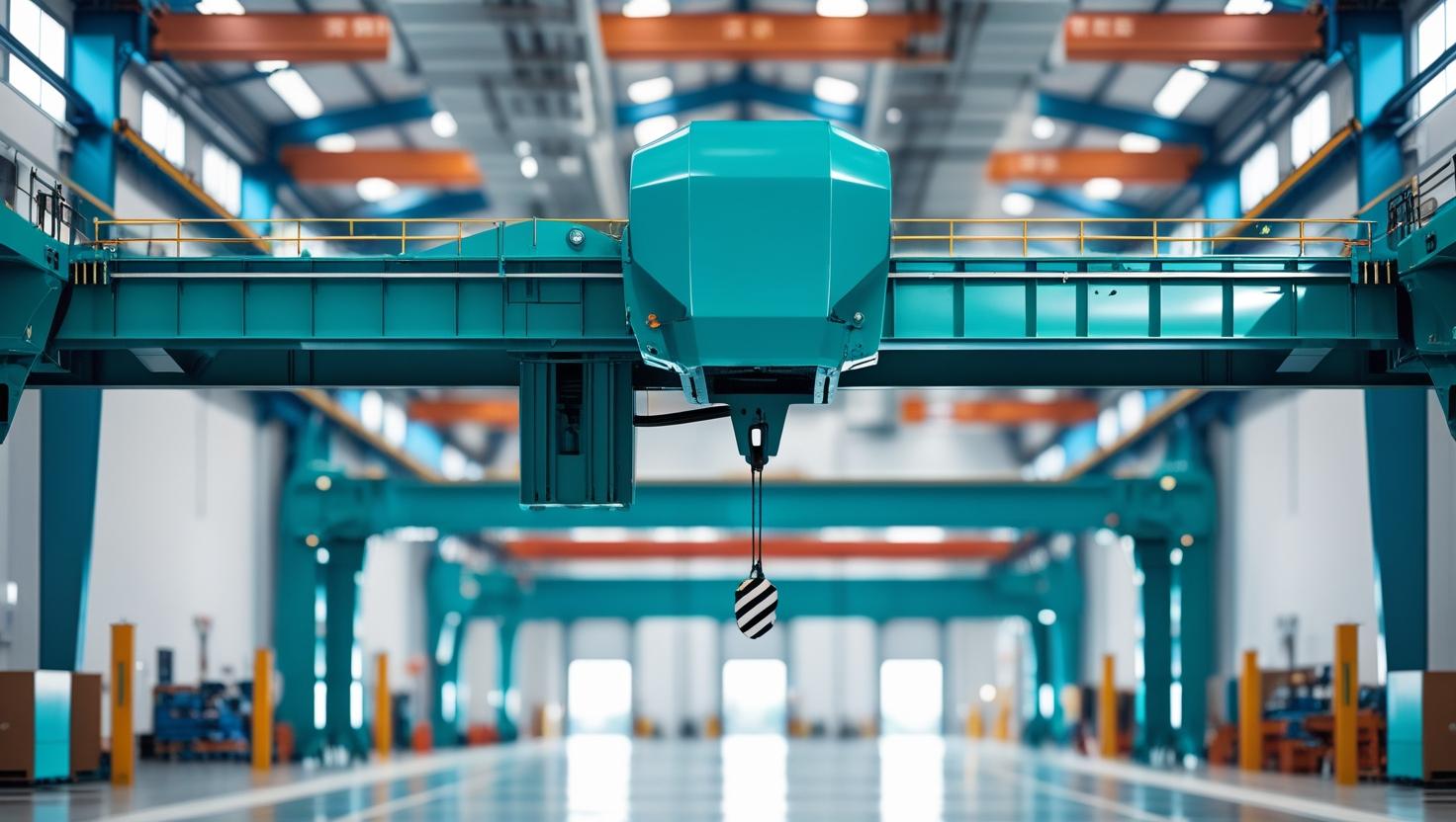 a large machine in a factory